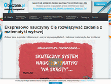 Tablet Screenshot of obliczone.pl